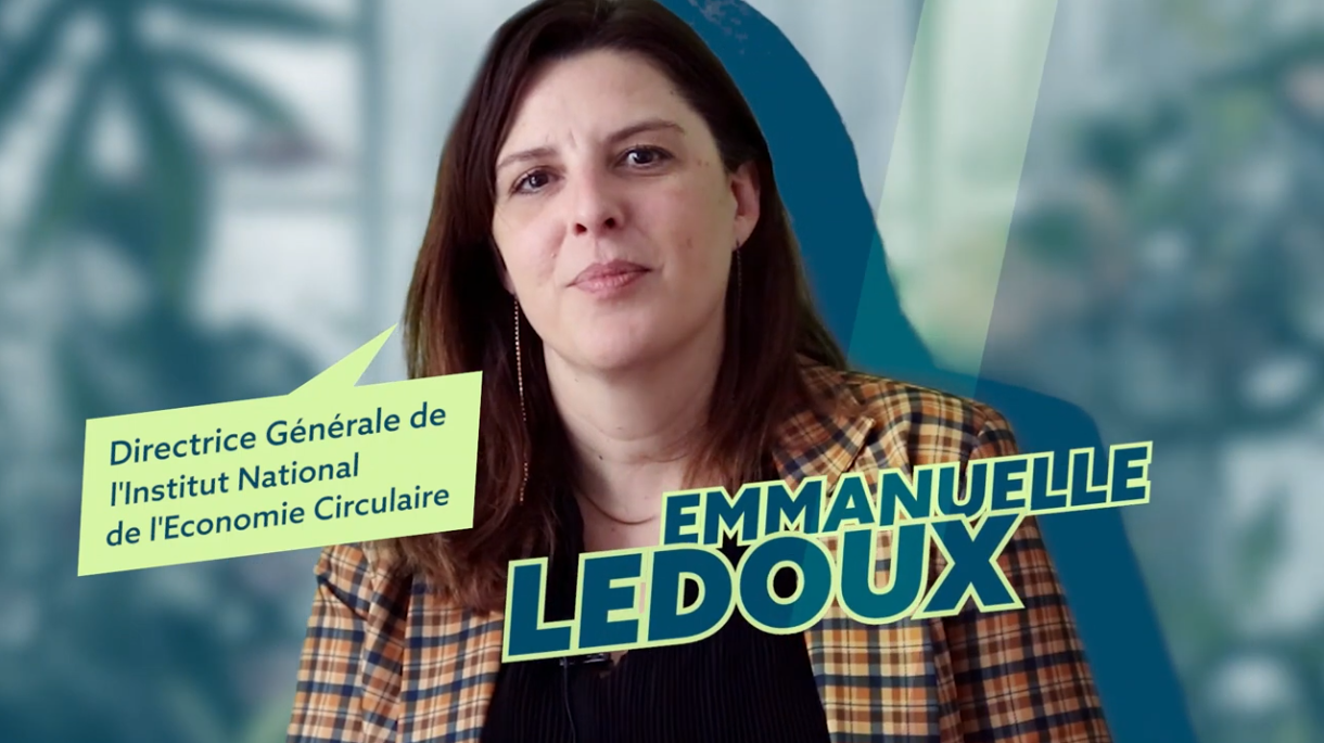 Emmanuelle Ledoux – Directrice générale de l’Institut National de l’Économie Circulaire (INEC)