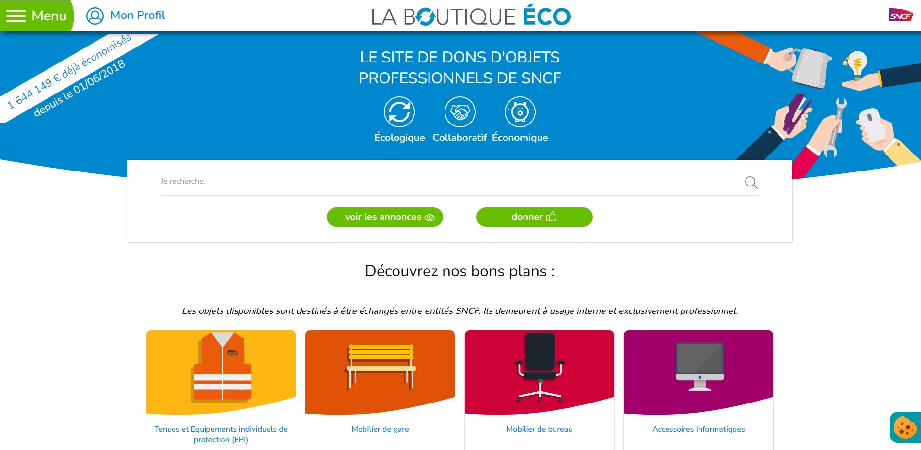 Exemple de mutualisation des ressources avec la Boutique Eco de la SNCF